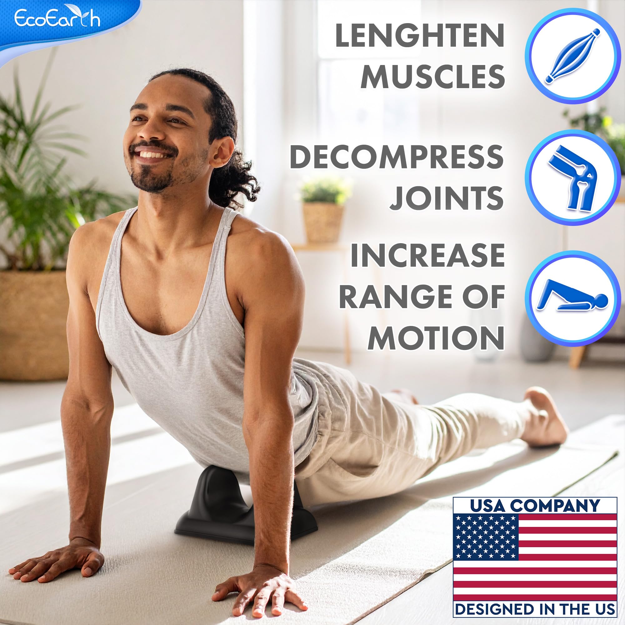 EcoEarth Psoas Release in use demonstrates ergonomic grip for precise muscle release.