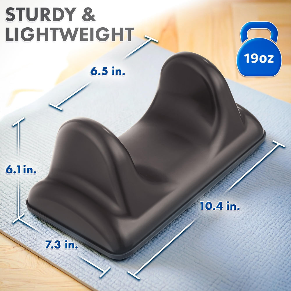 Compact, portable design makes quick relief possible anywhere you train.