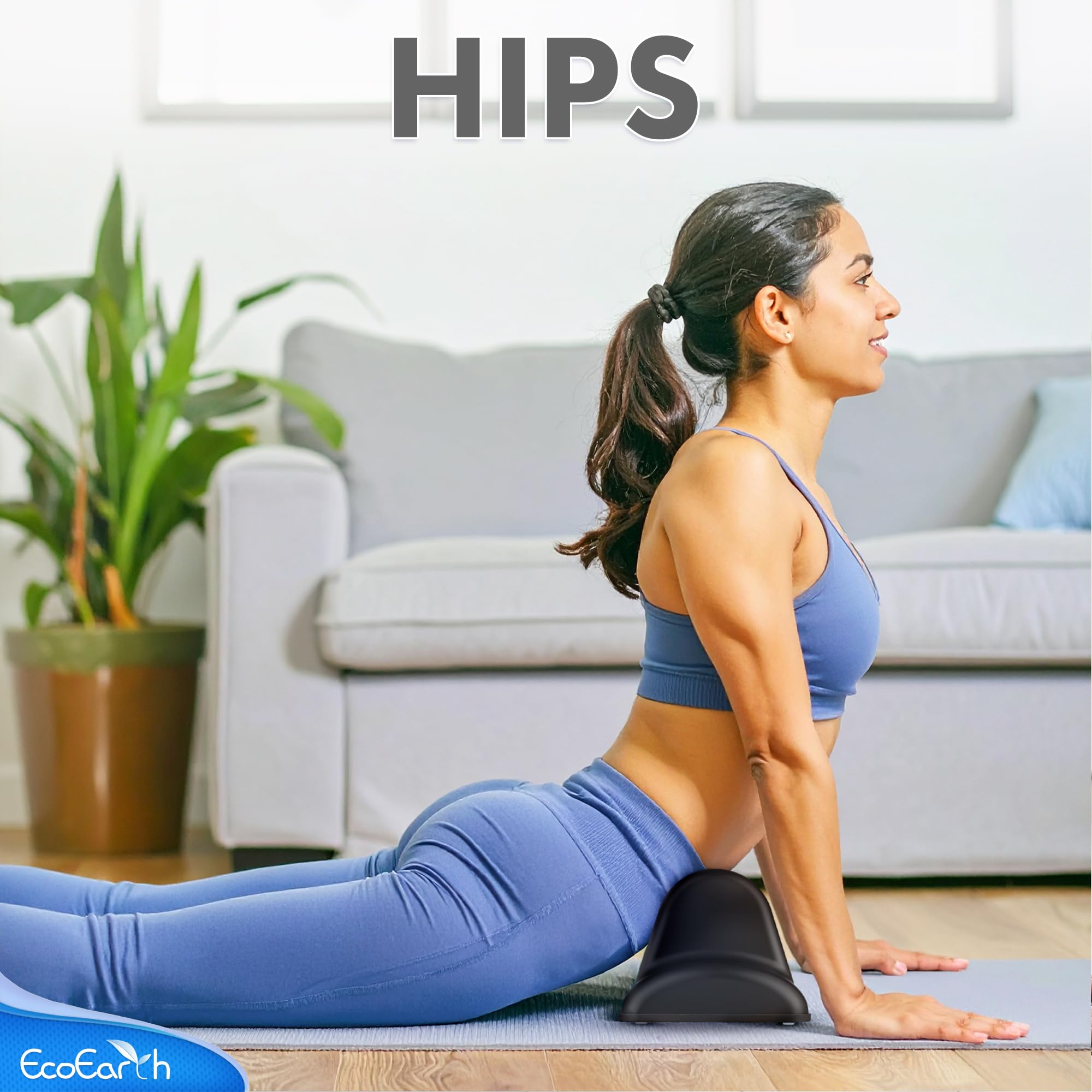 Therapist-recommended device aids release of iliacus and piriformis tension.