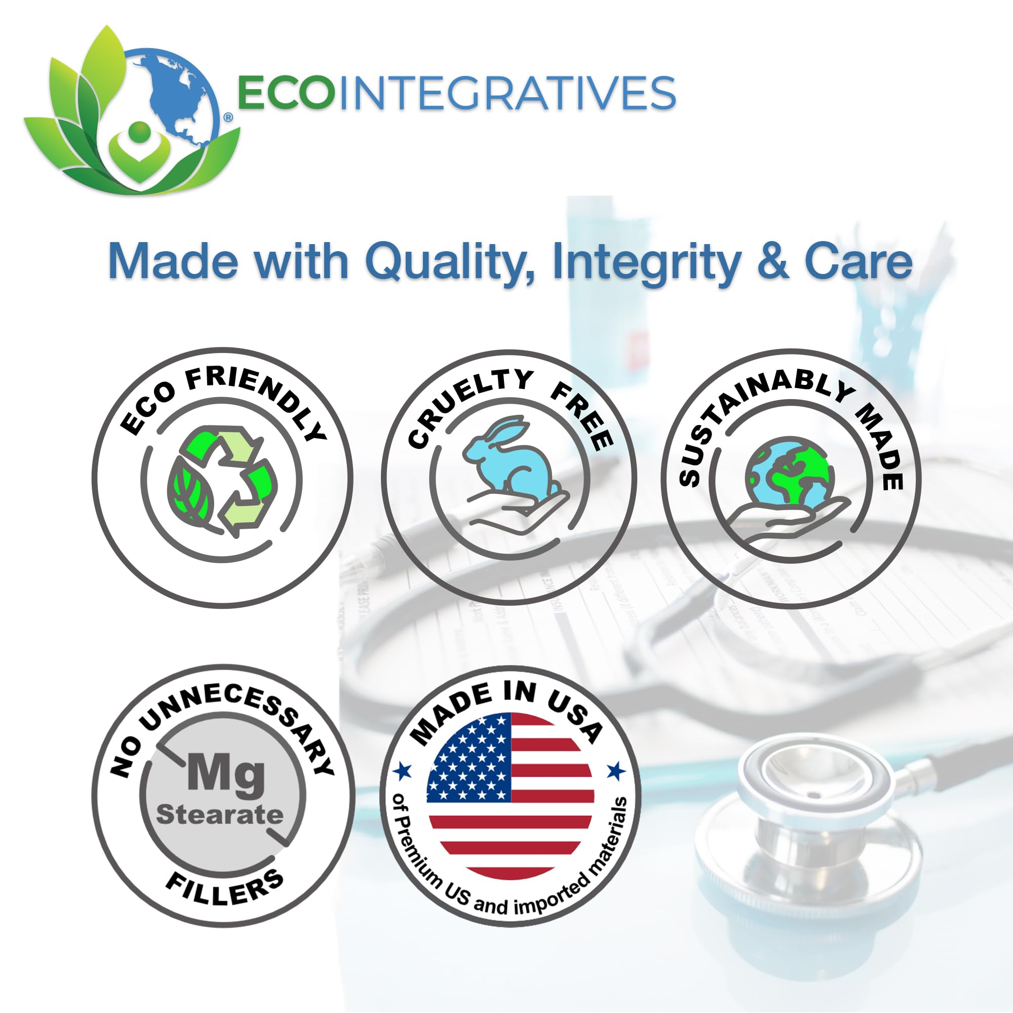 EcoIntegratives Active B6 usage scene depicts easy daily supplement routine.
