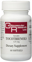Ecological Formulas Annatto Tocotrienols bottle showing 60 soft gels