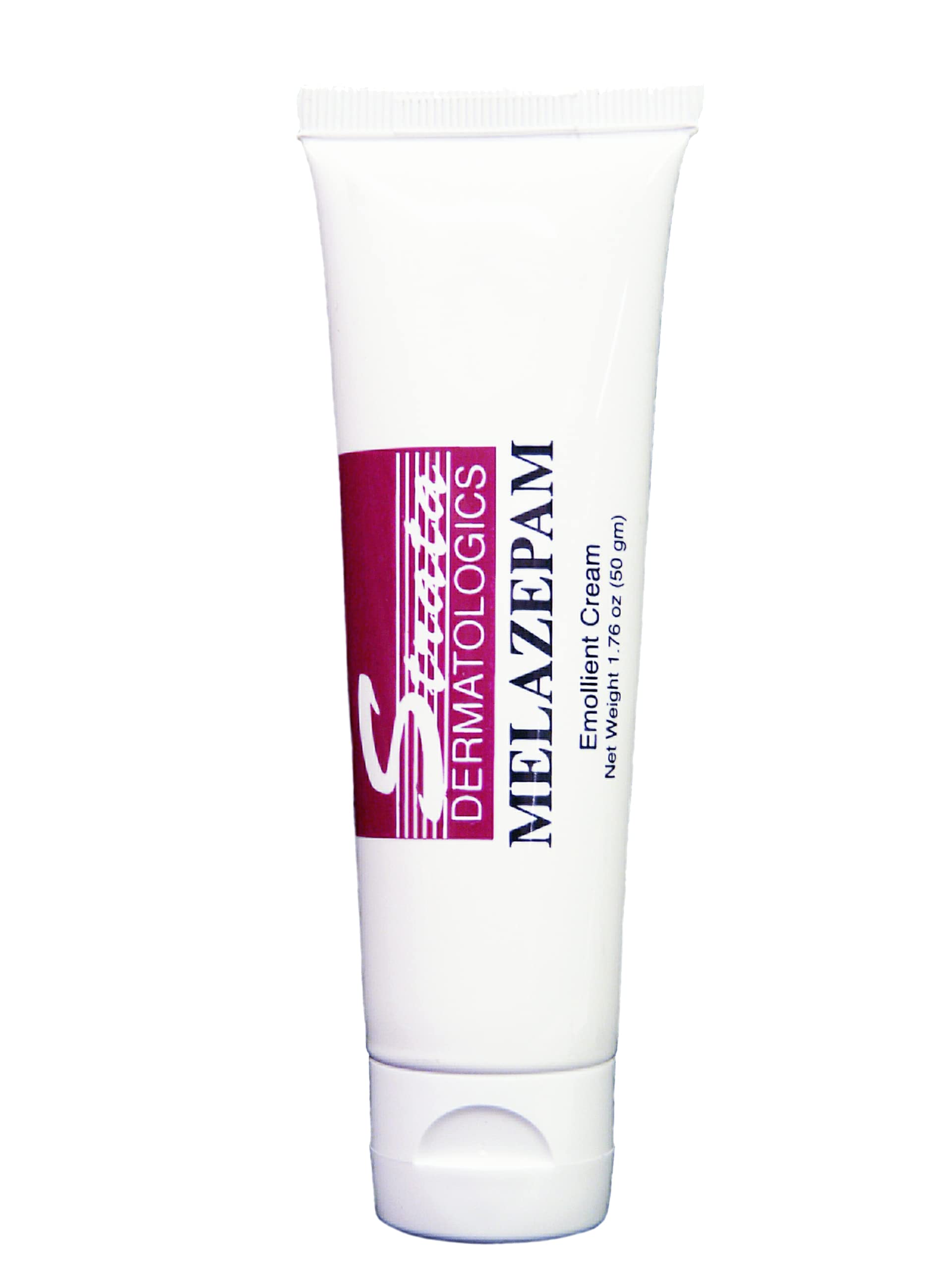 Ecological Formulas Melazepam Cream tube front for on-the-go acne care