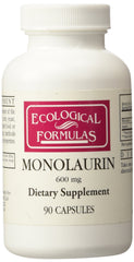 Ecological Formulas Monolaurin 600mg bottle for easy daily use