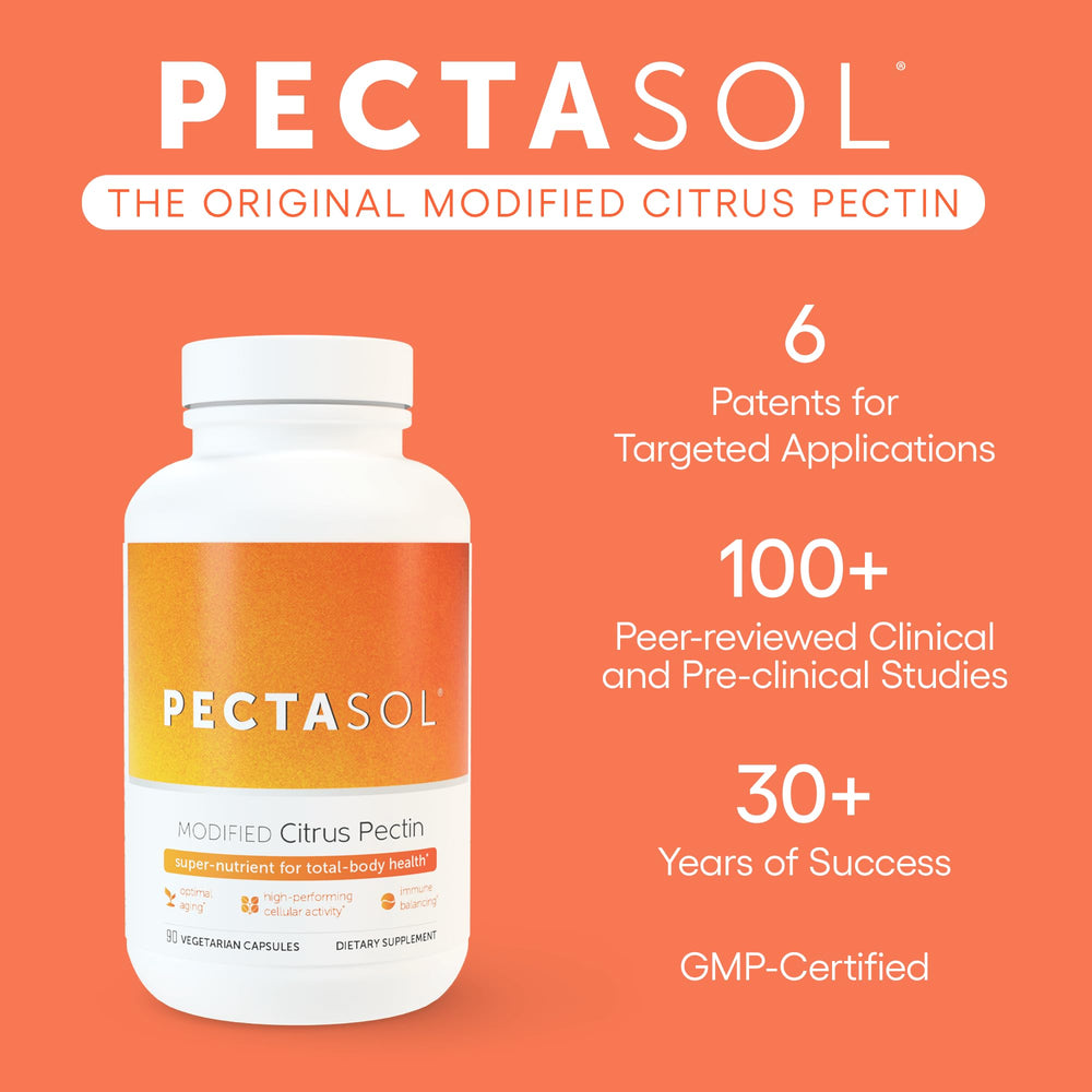 EcoNugenics PectaSol capsules bottle for convenient daily supplementation.