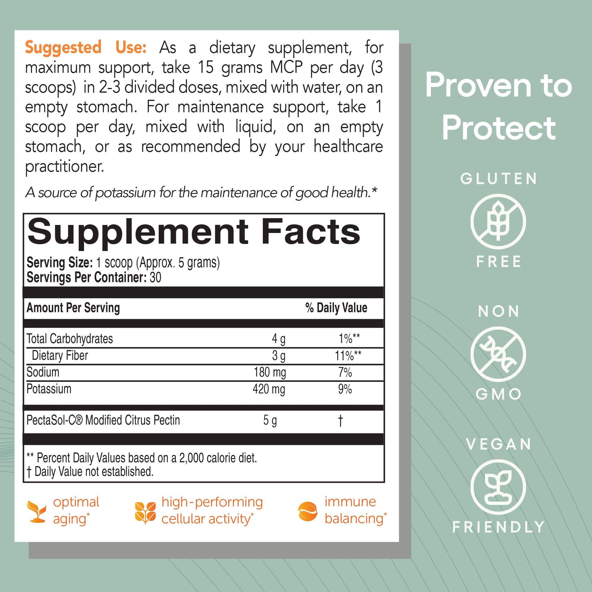 EcoNugenics PectaSol chewables Tangerine flavor, convenient daily option.