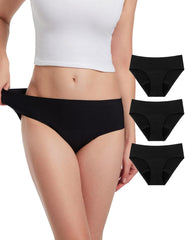 EcoPeriod heavy-flow underwear close-up with ultra-high elasticity for a two-size fit.