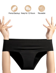EcoPeriod soft breathable cotton liner delivers all-day comfort.