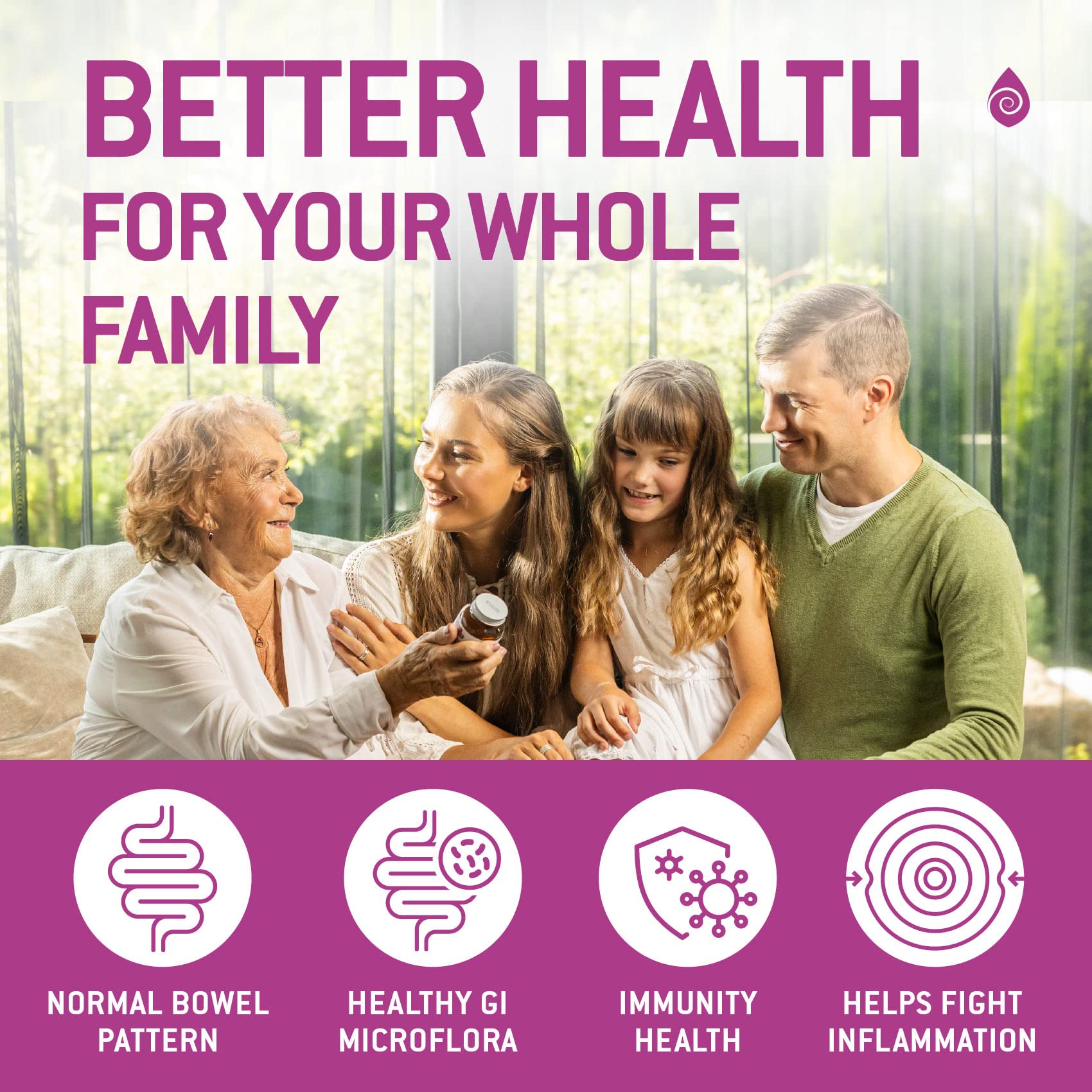 Ecosh Bacillus Subtilis capsules; spore-based viability supports digestion.