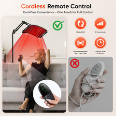 ECOVYRA device showcases three red-light modes for versatile routines.