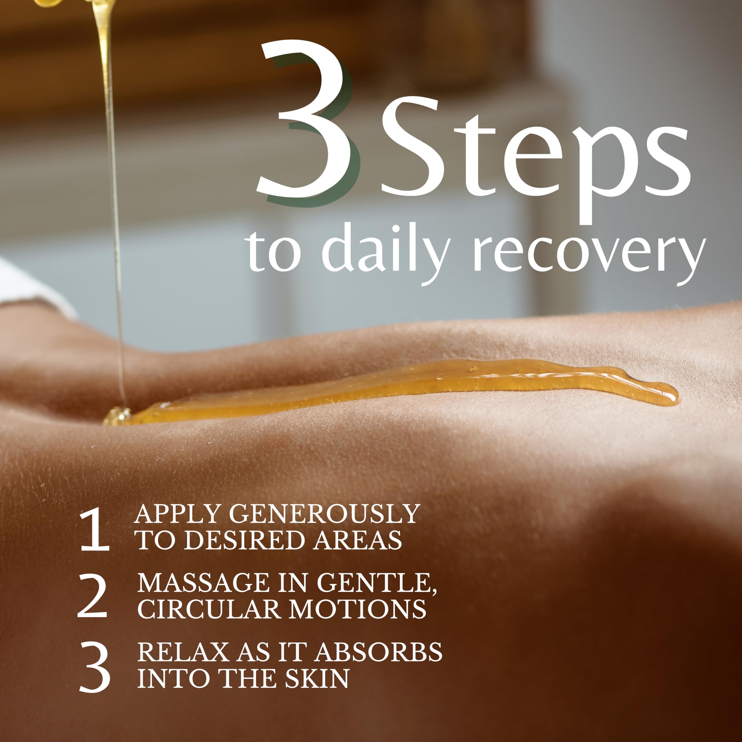 Edenika Botanicals joint relief massage demonstrates versatile use on neck, shoulders, back
