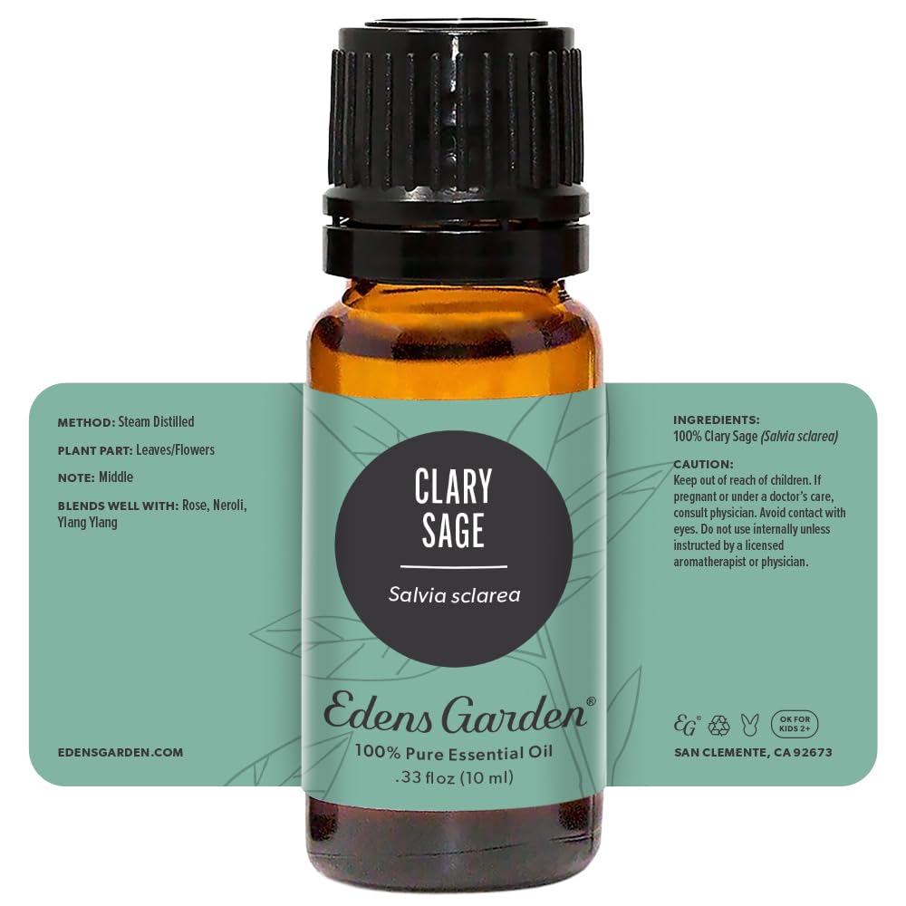 Evening diffuser moment with Edens Garden Clary Sage for calm ambiance