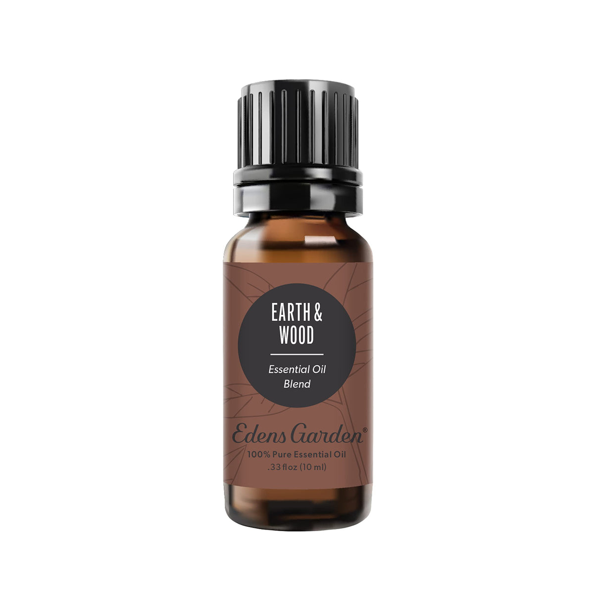 Edens Garden Earth & Wood blend bottle for grounding diffusion and calm mood