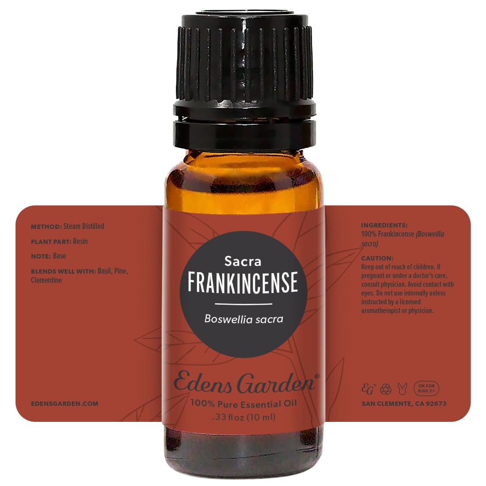 Edens Garden Frankincense Sacra meditation setup for serene moments.