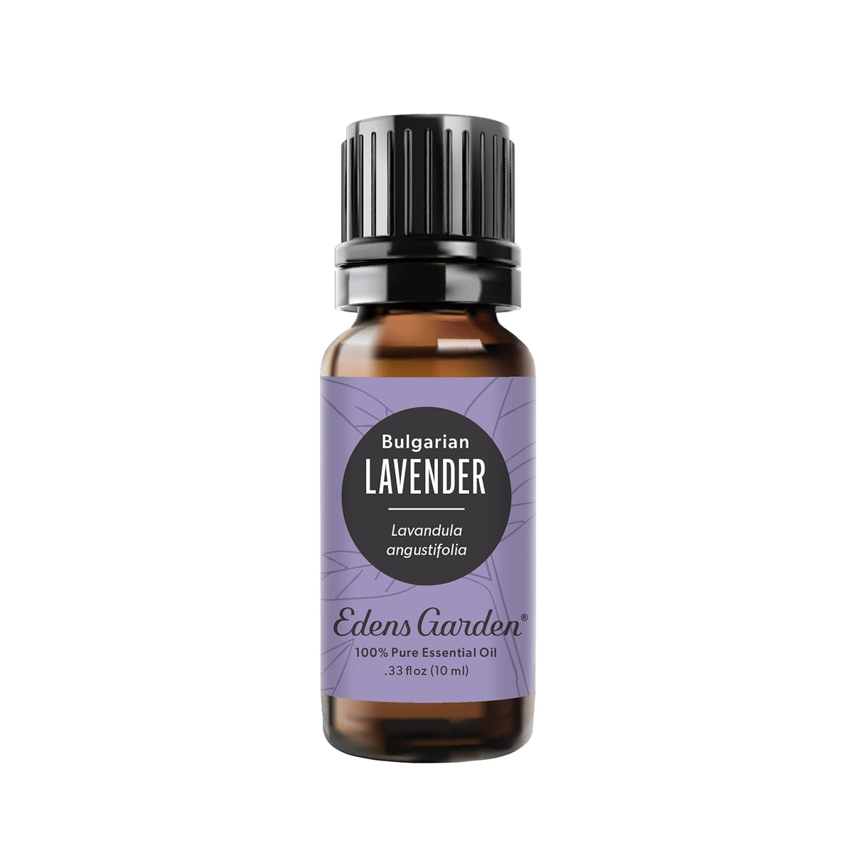 Edens Garden Lavender Bulgarian essential oil bottle for diffusion and relaxation
