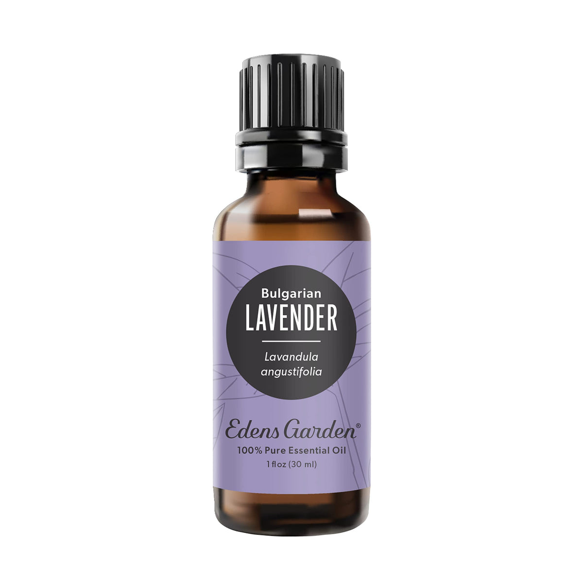 Edens Garden Lavender Bulgarian oil bottle showing premium-grade container and rich scent ready for diffuser use