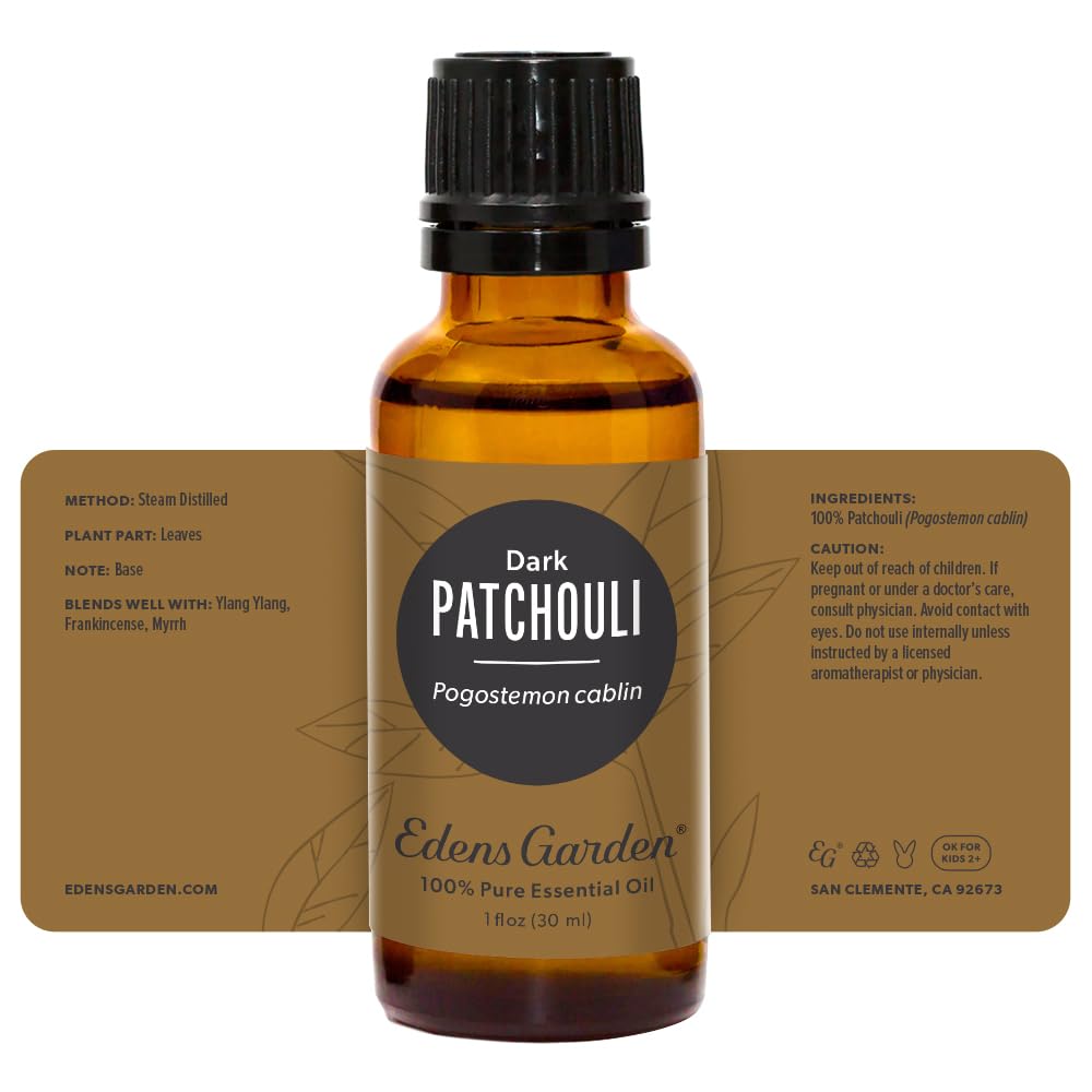 Edens Garden Patchouli oil collection pack for aromatherapy kits.