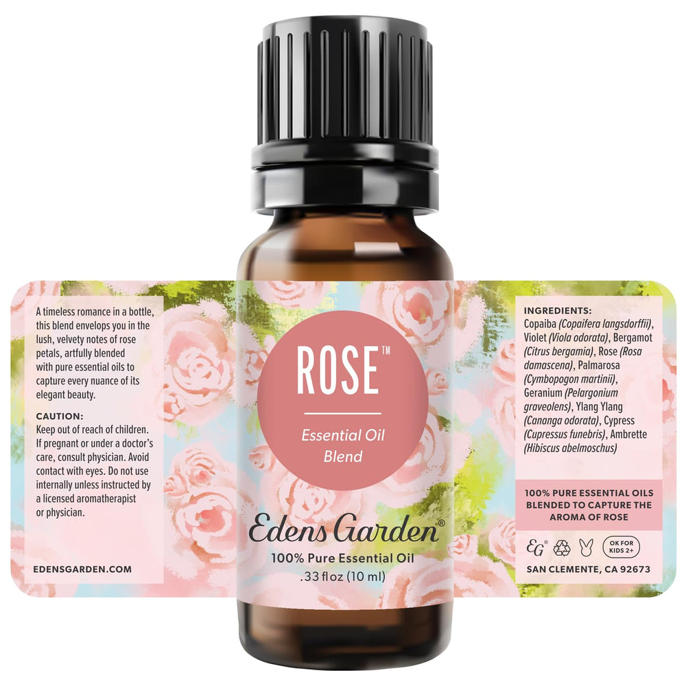 Edens Garden Rose bath ritual image hints at relaxing self-care.
