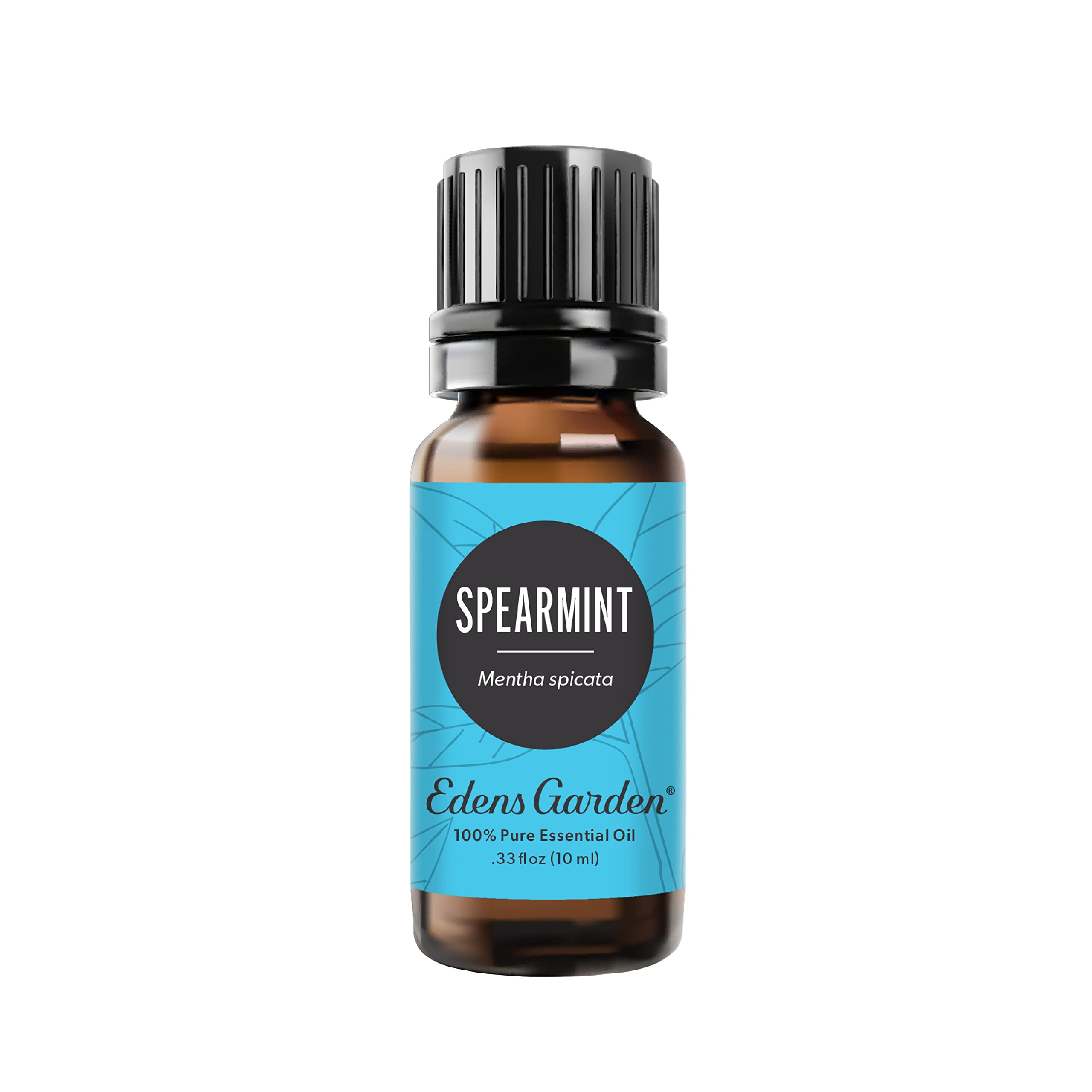 Edens Garden Spearmint oil bottle—invigorating aroma for better focus.