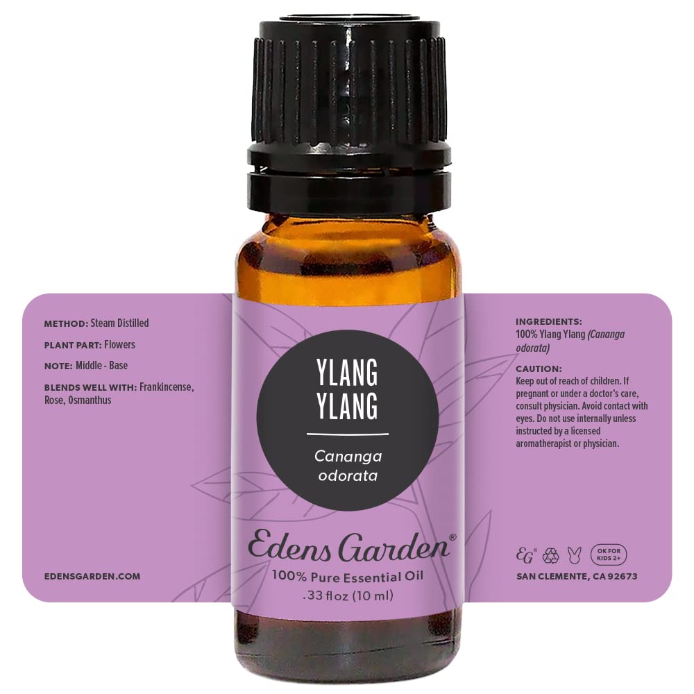 Edens Garden Ylang Ylang gift packaging display perfect for aromatherapy gifting.