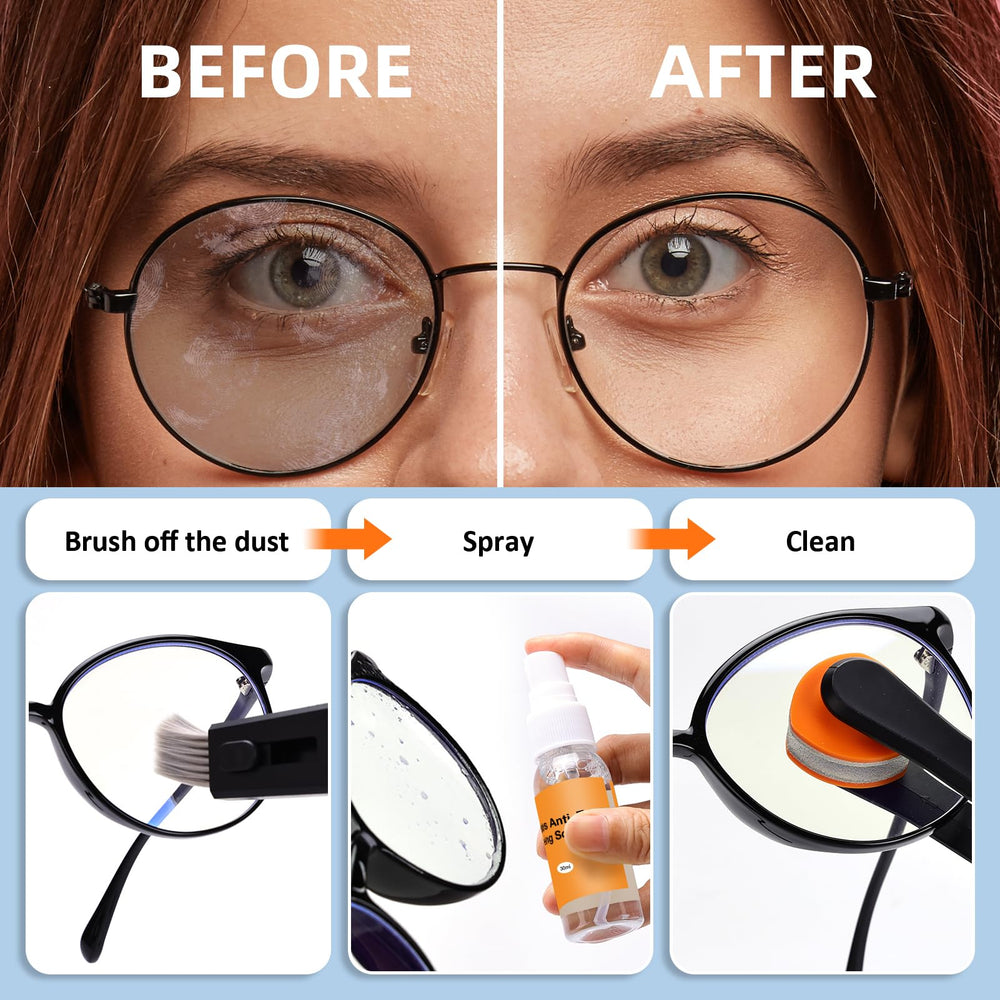 Edglete eyeglass repair tools with screws, nose pads, and ear grips for quick fixes
