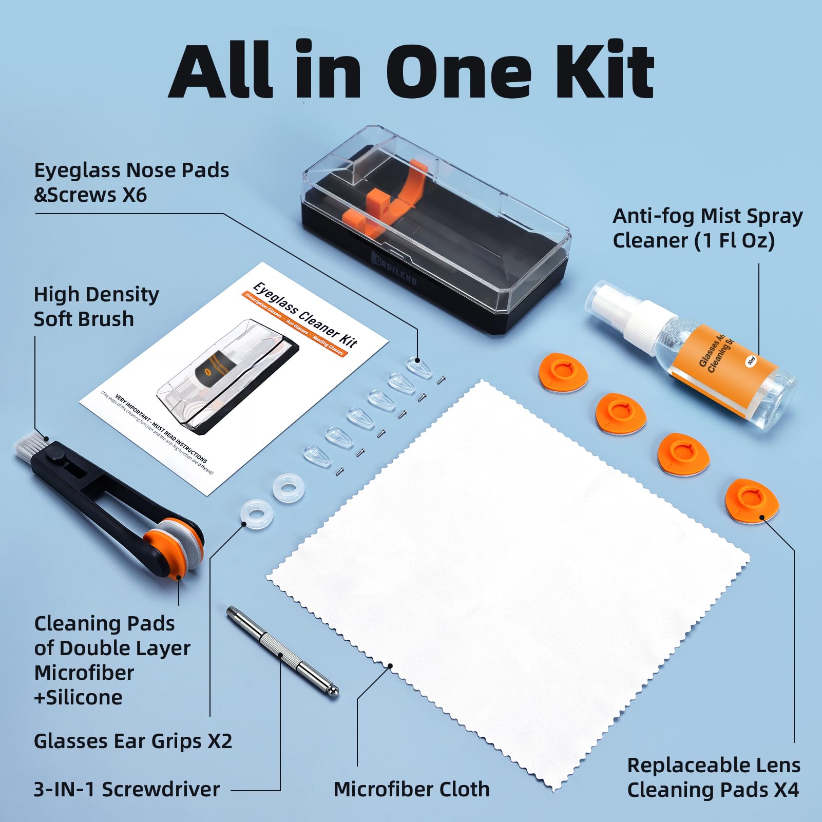 Edglete microfiber cleaning cloth ready for streak-free lens maintenance