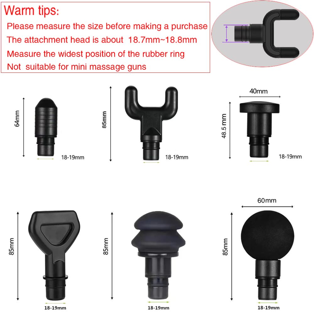 EDNEY replaceable heads pack for varied muscle care routines