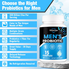 Organic fiber ingredients image from Edoempe Probiotics for Men package
