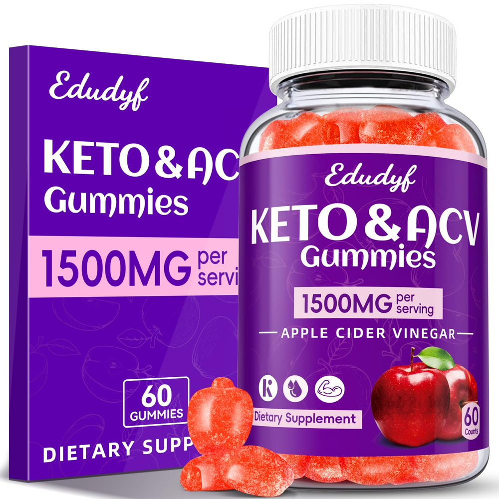 Gummy texture and taste in EDUDYF Keto ACV Gummies close-up.