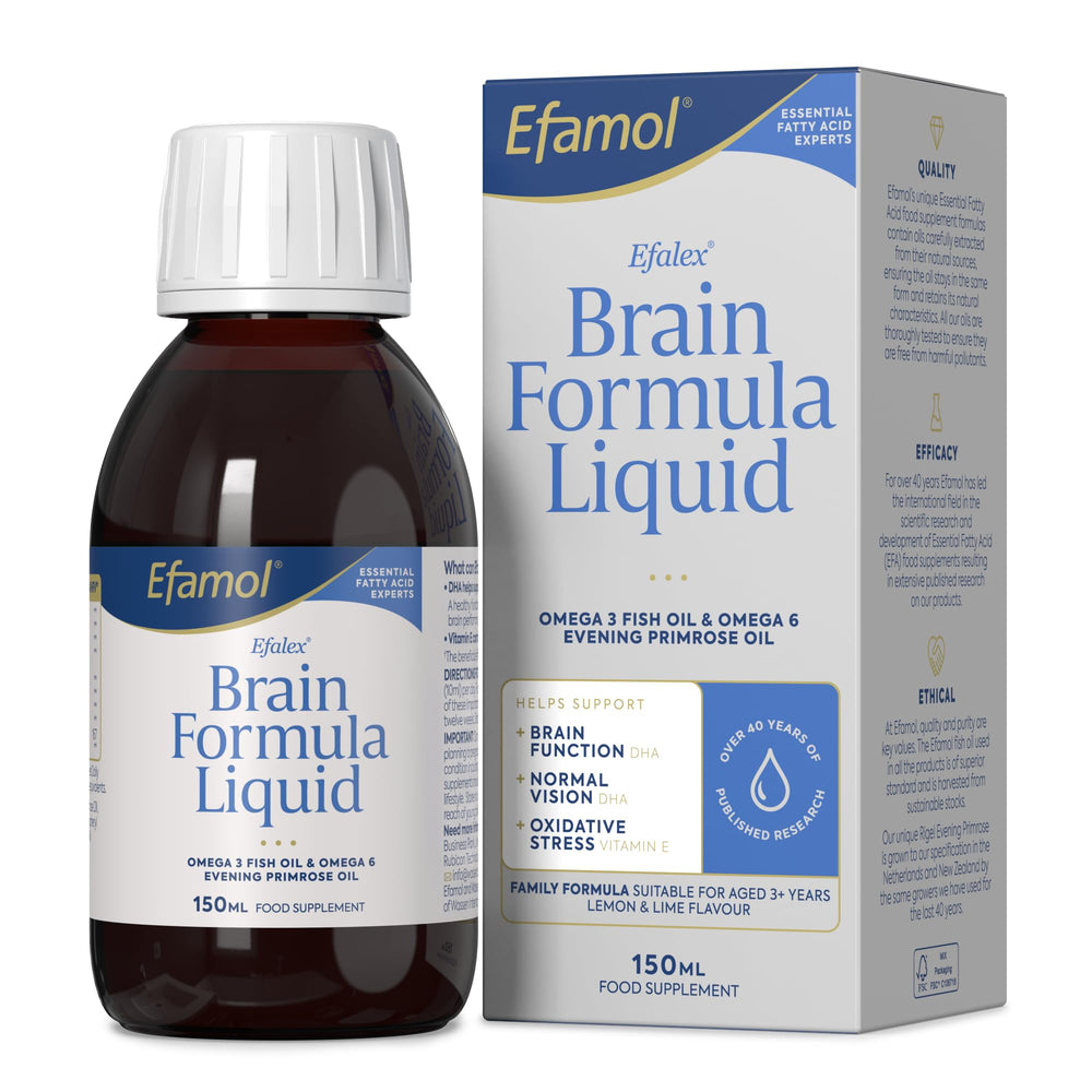Efamol Efalex bottle front for daily omega-3 support