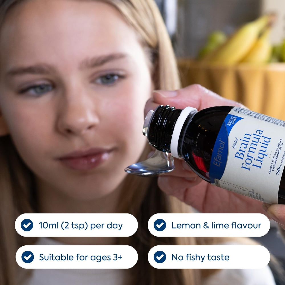 Efamol Efalex kid-friendly serving for adults and children over three