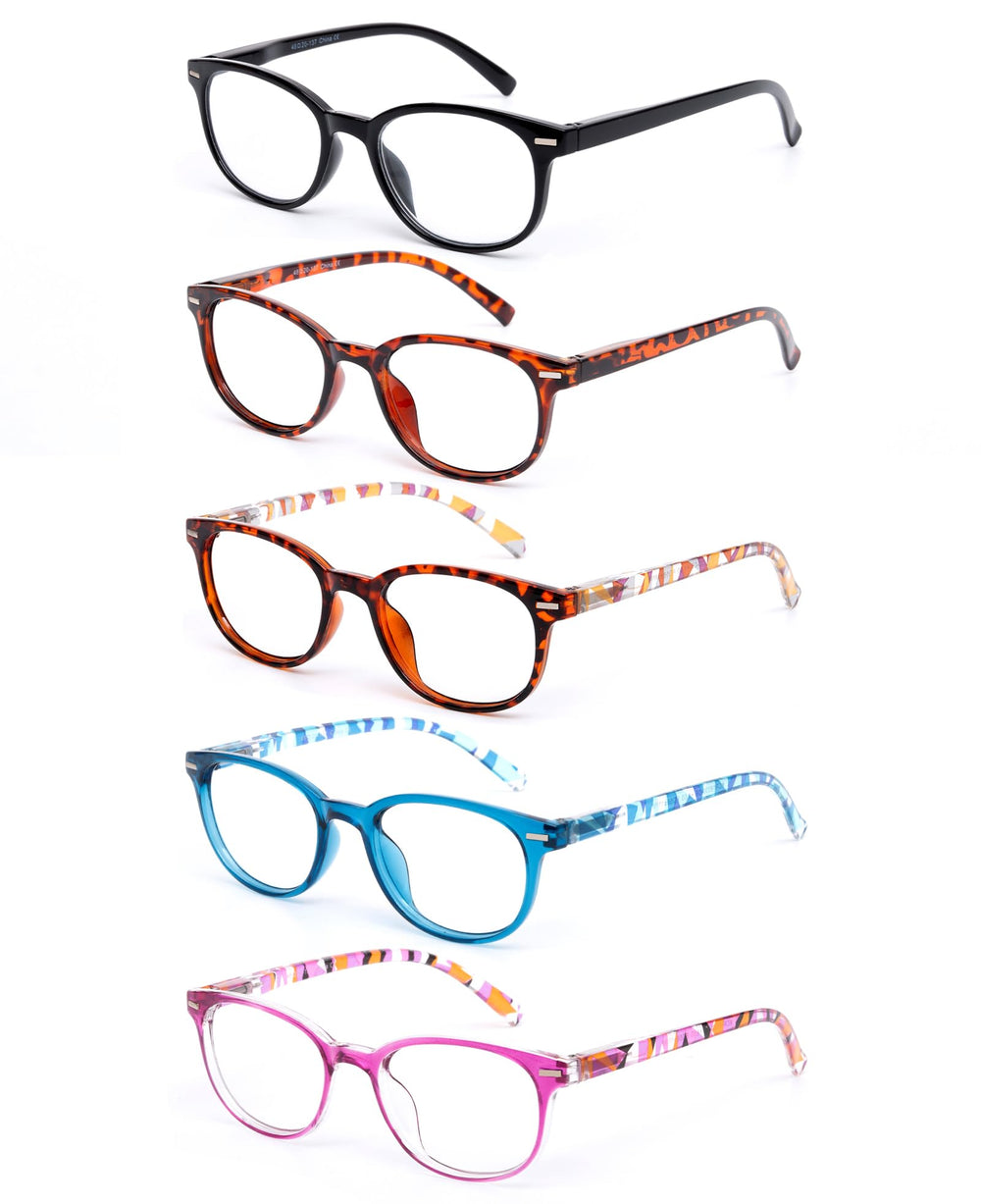 EFE reading glasses for women, full-frame design, lightweight comfort.