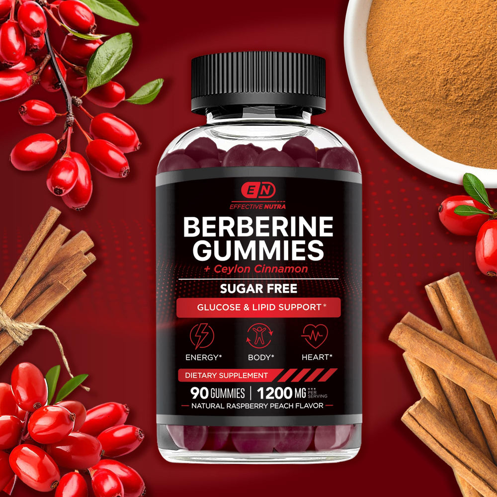 Effective Nutra Berberine Gummies in hand demonstrates an easy, sugar-free wellness moment.
