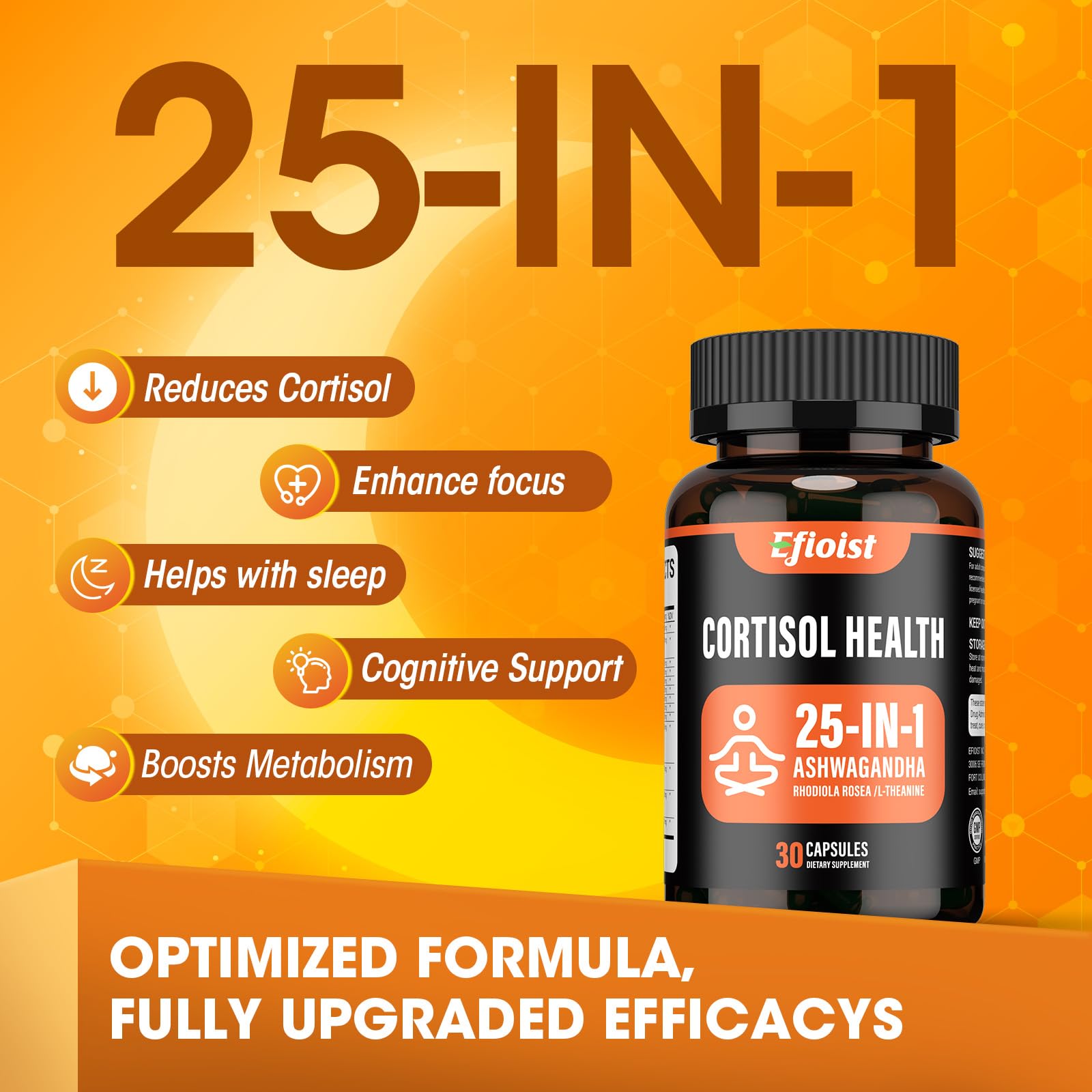 Efioist capsules inside view suggests convenient daily capsules for mood, focus, and sleep.