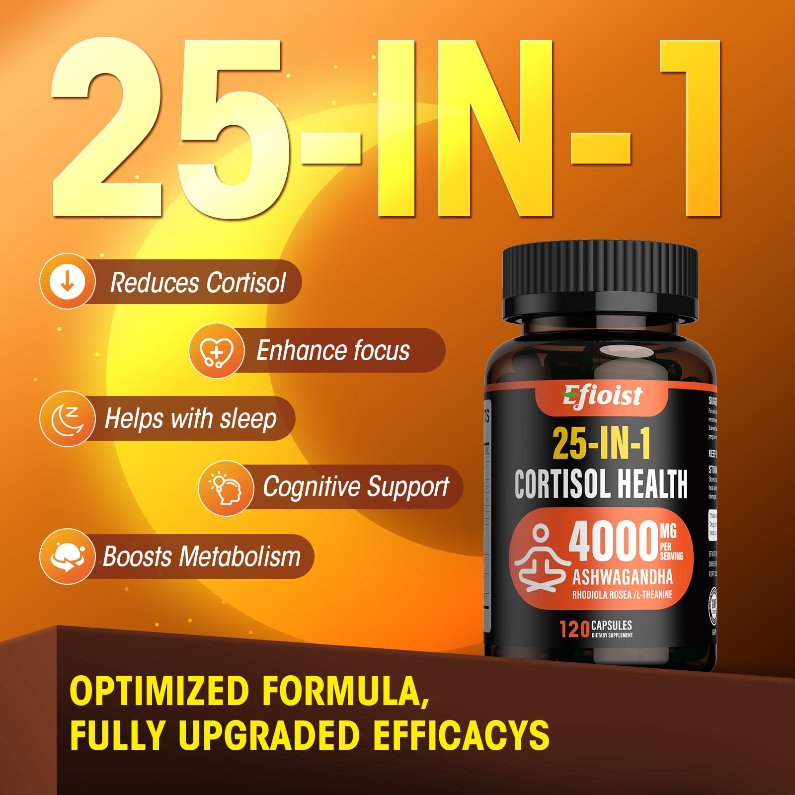 Efioist L-Theanine capsule emphasizes calming focus and clarity.