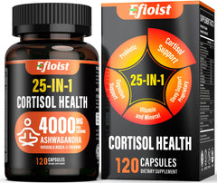 Efioist Super Calm bottle with capsules for daily cortisol support.
