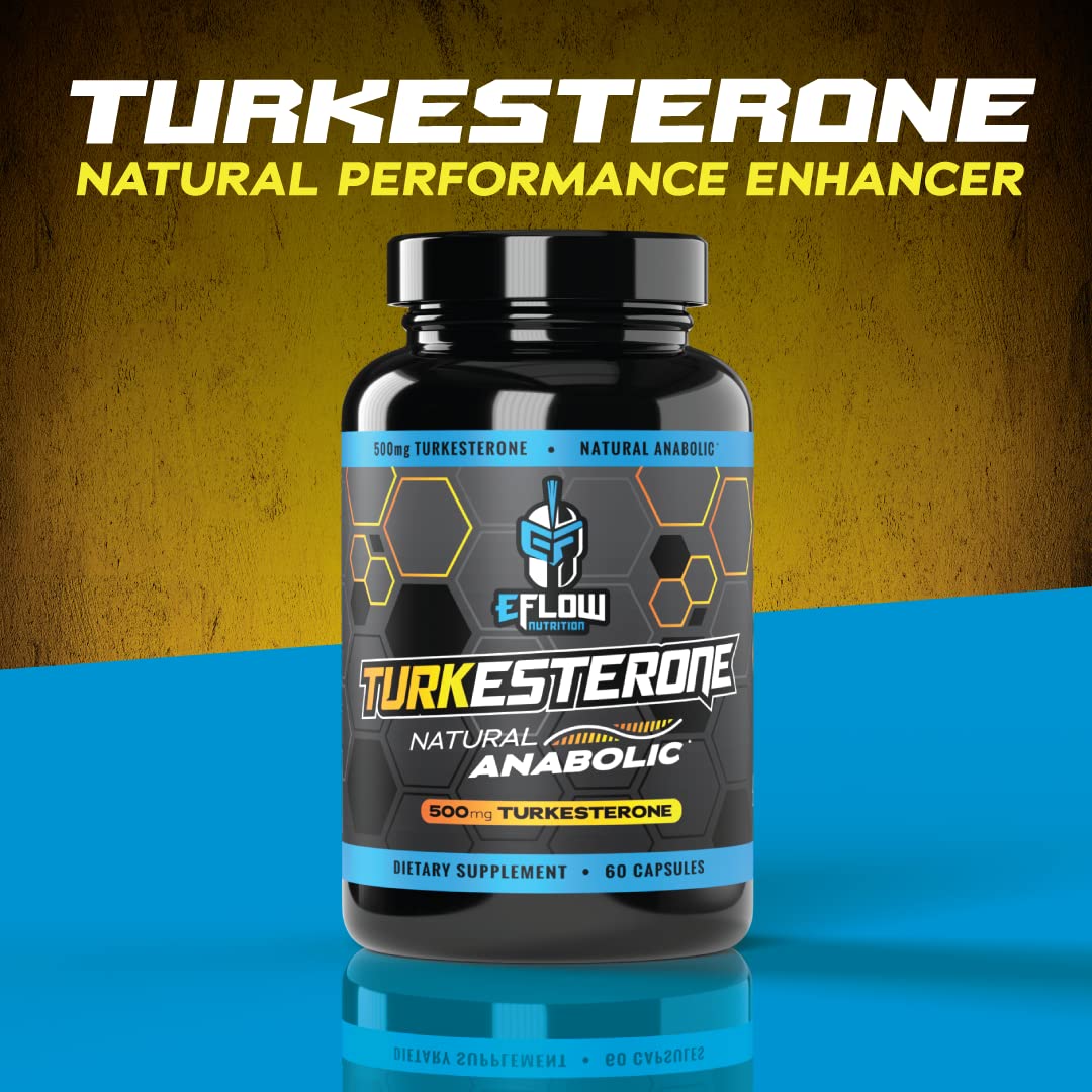 Third-party tested seal on eFlow Turkesterone packaging