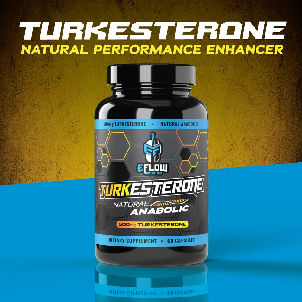 Third-party tested seal on eFlow Turkesterone packaging