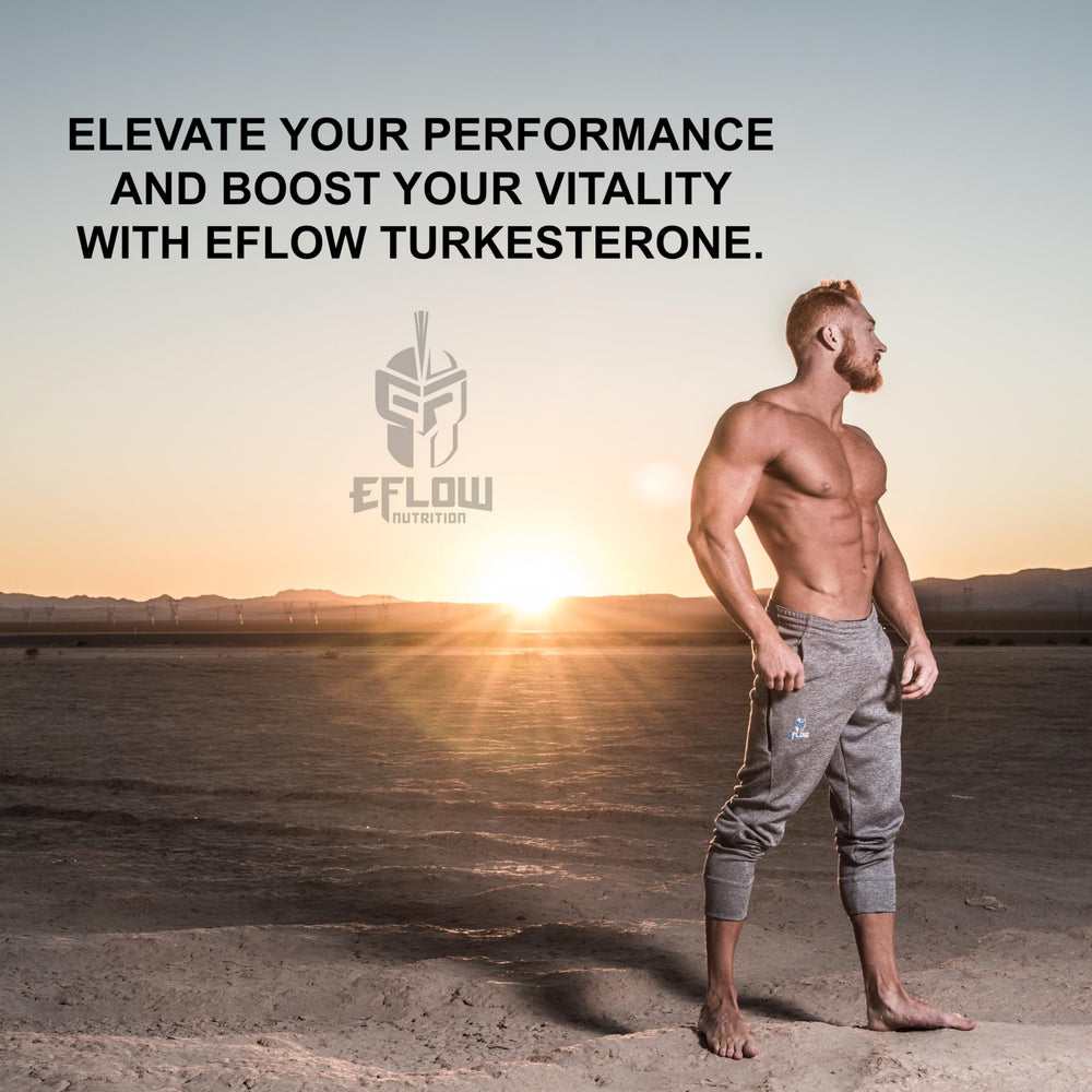 Dumbbells and Turkesterone bottle suggesting training support