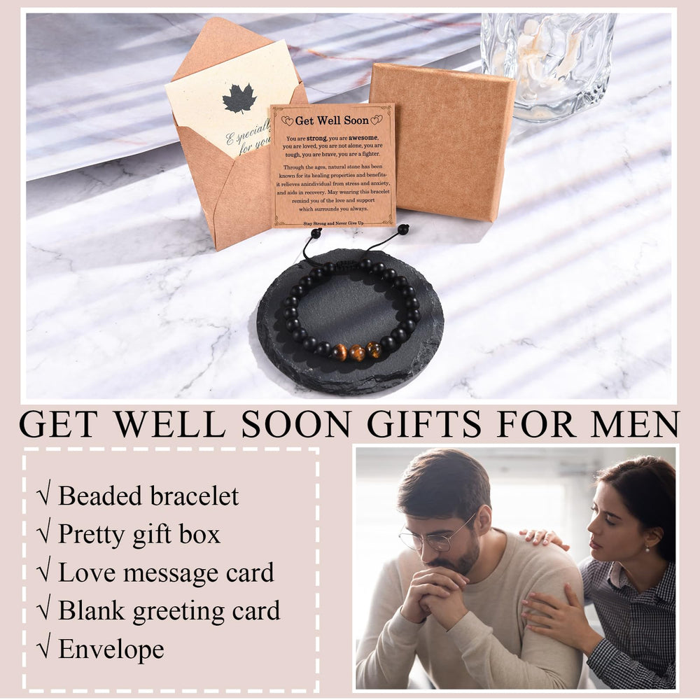 EFVISD inspirational card and bracelet arrangement ready for gifting.