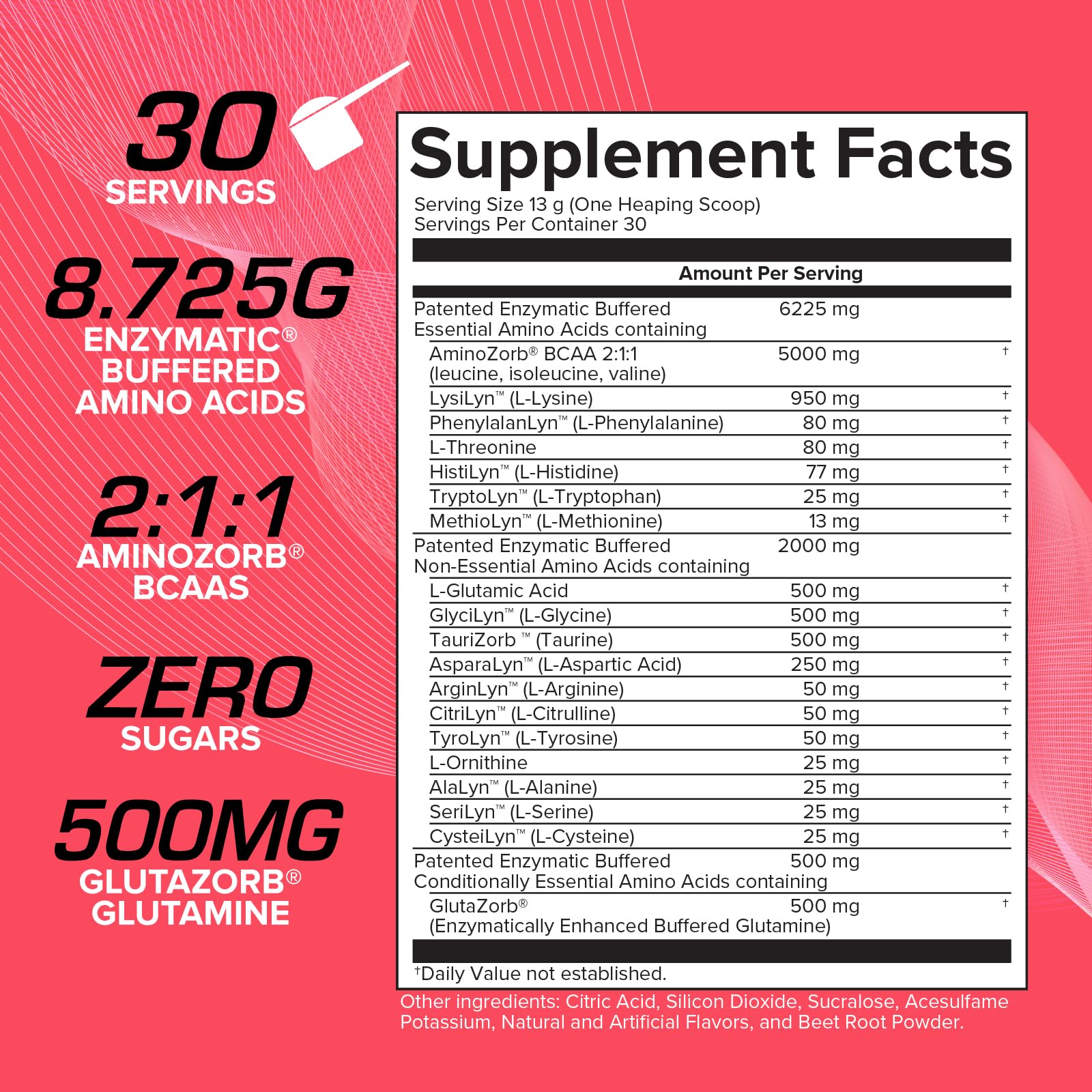 EFX Sports Aminozorb Elite 21 bottle being poured for fast absorption