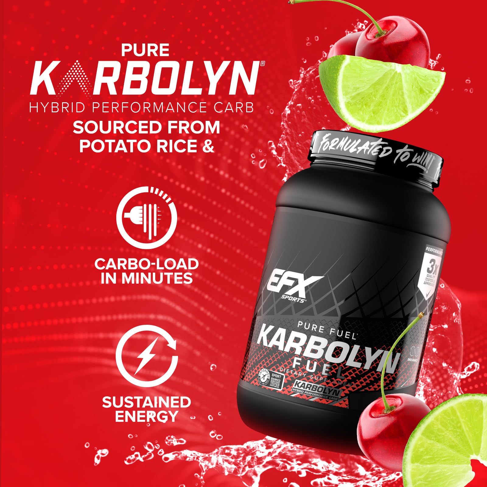 Clear glass with Karbolyn Fuel shake showing smooth texture