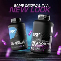 Close-up of Kre-Alkalyn EFX capsules for quick dosing.