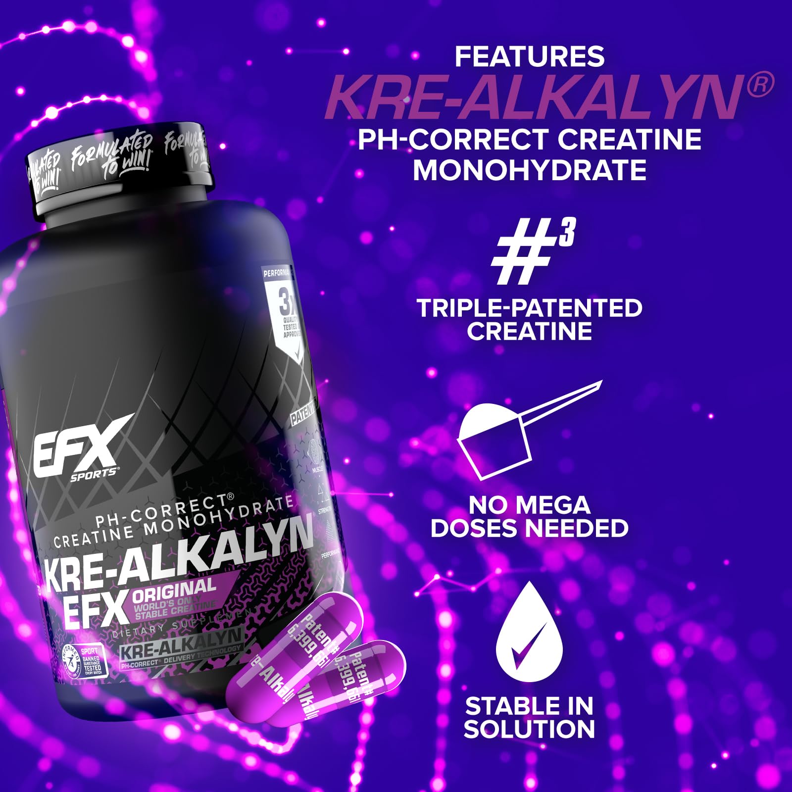 In-house manufacturing process shot emphasizing quality control of Kre-Alkalyn EFX.
