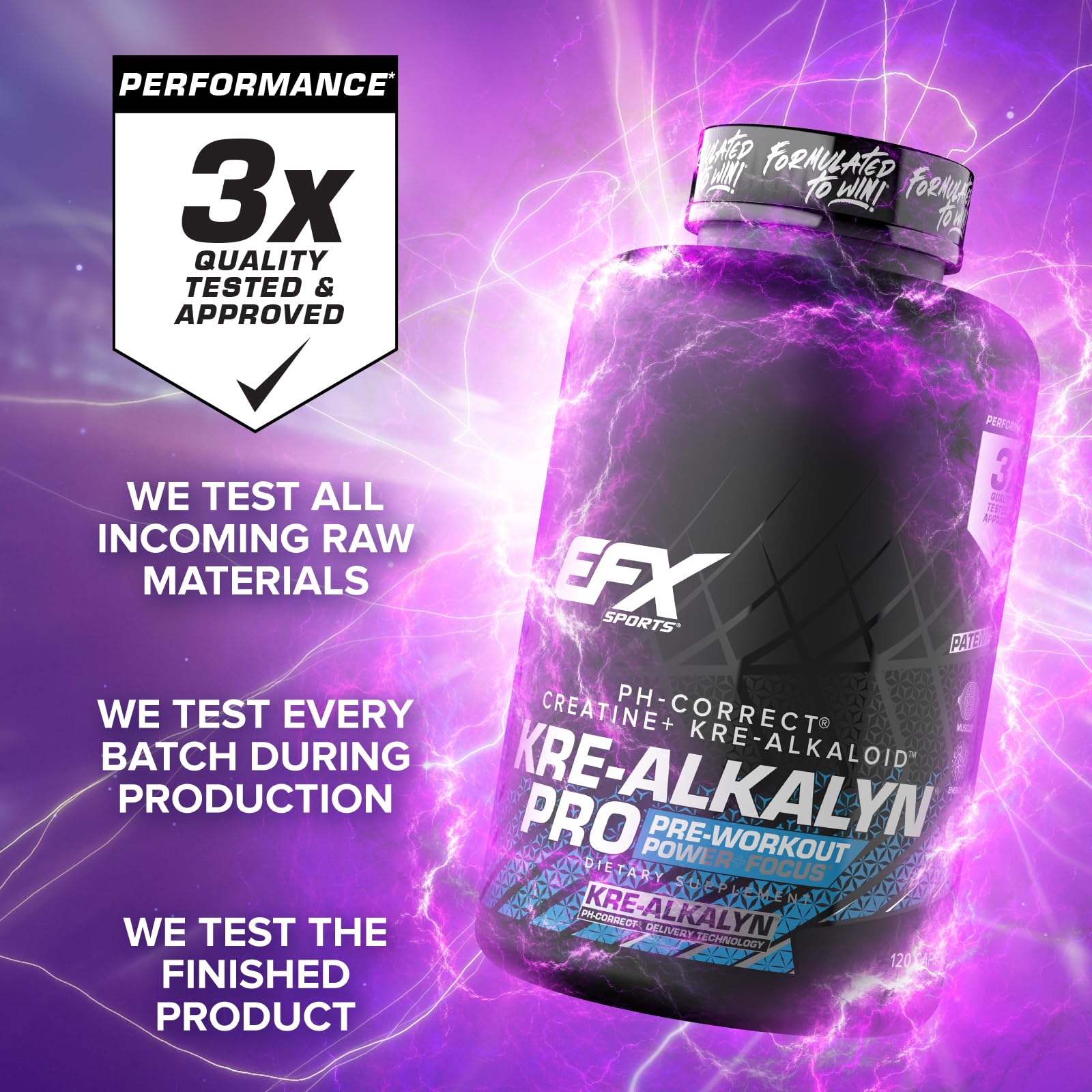 Kre-Alkalyn Pro beside a gym bag for travel-friendly supplementation