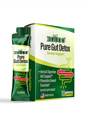 EGUOO Pure Gut Detox bottle front for convenient daily cleanse.