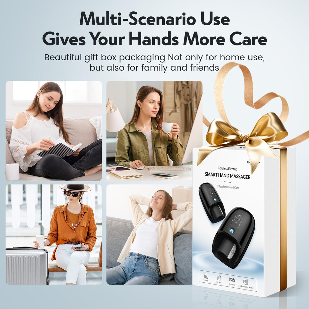 Ehightop massager positioned on a desk for post-work relief