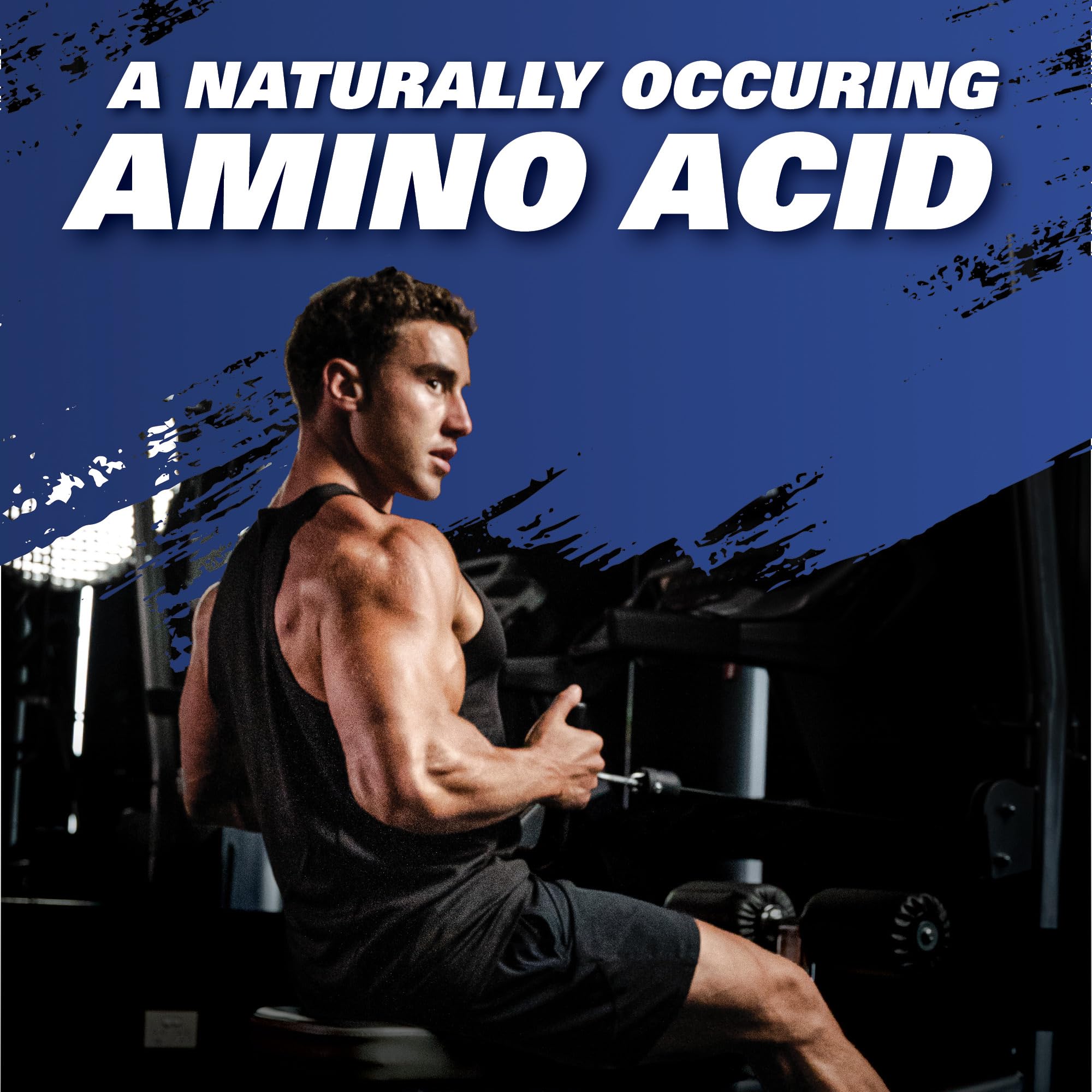 EHP Labs Acetyl L Carnitine bottle beside glass for daily energy support.
