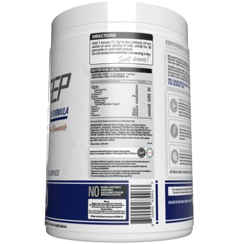 EHP Labs OxySleep powder dissolves easily in hot liquid for bedtime