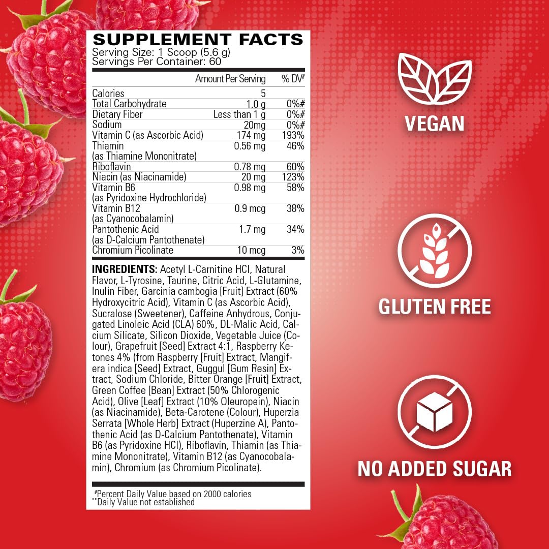 EHP Labs OxyShred green coffee bean extract ingredient panel for energy support.