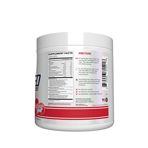 EHP Labs OxyShred lab-tested quality label assures manufacturing standards.